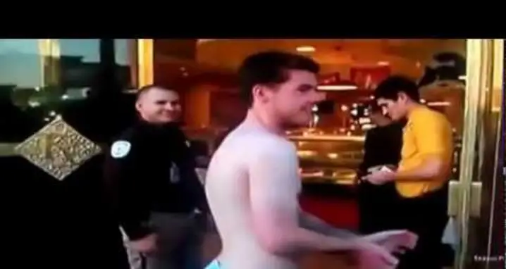 A Ridiculously Drunk British Tourist In Las Vegas