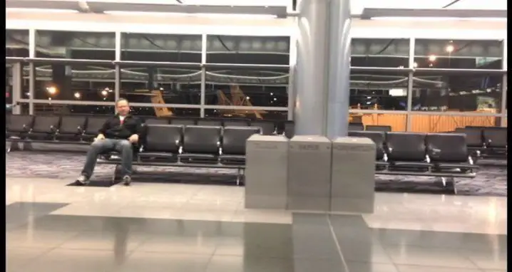 Guy Gets Trapped At Las Vegas Airport, Makes Epic Music Video