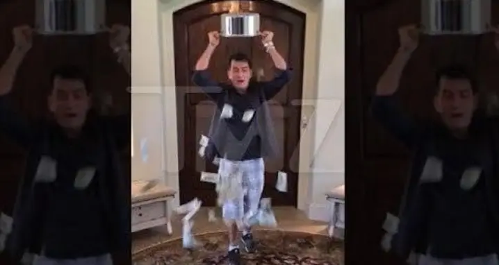 Charlie Sheen Just Won The Ice Bucket Challenge