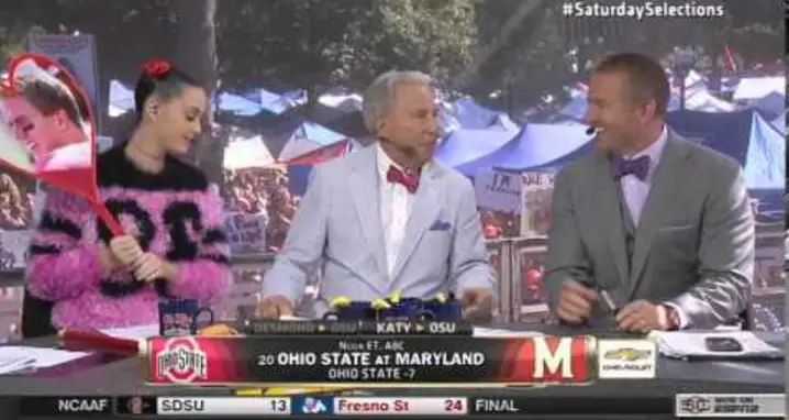 Katy Perry’s Appearance On ‘College Gameday’ Is One For The Ages