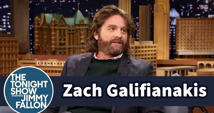 Zach Galifianakis Discovers His Sons Testicles Fit In His Belly Button