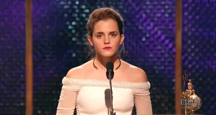 Watch Emma Watson Give The Most Awkward Shoutout While Accepting Her Award