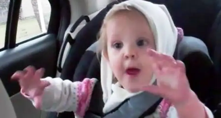 Little Girl Lights Up For Kid Cudi