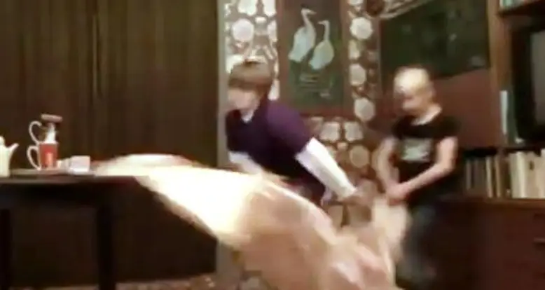Table Cloth Trick Goes Very, Very Wrong