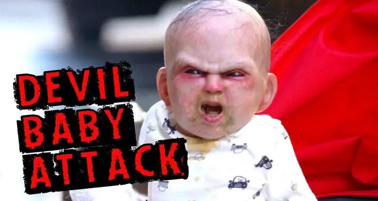 Hilarious Devil Baby Prank
