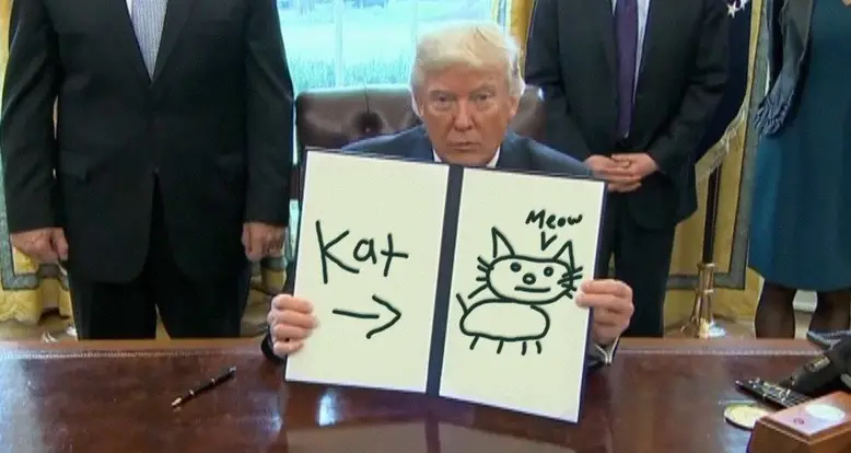 21 Funny Trump Draws GIFs That Capture The True Talent Of The President