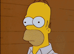 Funny Homer Simpson Reaction GIF