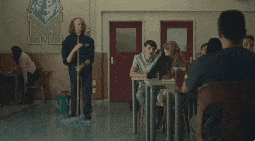 Creepy GIFs The Janitor
