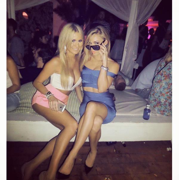 Nikki Leigh Partying