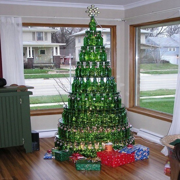 Crazy Christmas Decorations Beer Bottle