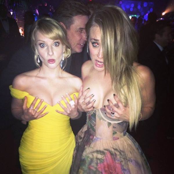 Kaley Cuoco And Melissa Rauch